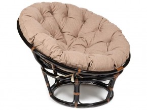 Кресло Papasan 23/01 W с подушкой Antique brown, экошерсть Коричневый в Губкинском - gubkinskij.магазин96.com | фото