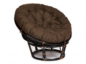 Кресло Papasan 23/01 W с подушкой Antique brown, ткань Коричневый в Губкинском - gubkinskij.магазин96.com | фото