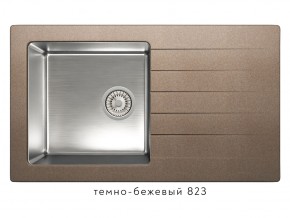 Мойка комбинированная Tolero twist TTS-860 Темно-бежевый 82 в Губкинском - gubkinskij.магазин96.com | фото