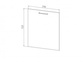 П 60 Комплект для посудомоечной машины 600 мм (цоколь + фасад) ЛДСП в Губкинском - gubkinskij.магазин96.com | фото