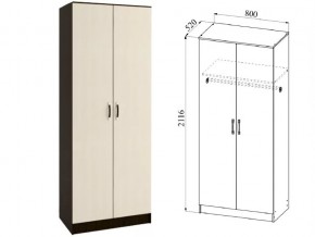 Шкаф 2 двери Ронда ШКР800.1 венге/дуб белфорт в Губкинском - gubkinskij.магазин96.com | фото